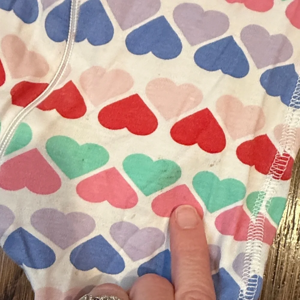 The Beaufort Bonnet Company Heart Patterned Kids Footie
